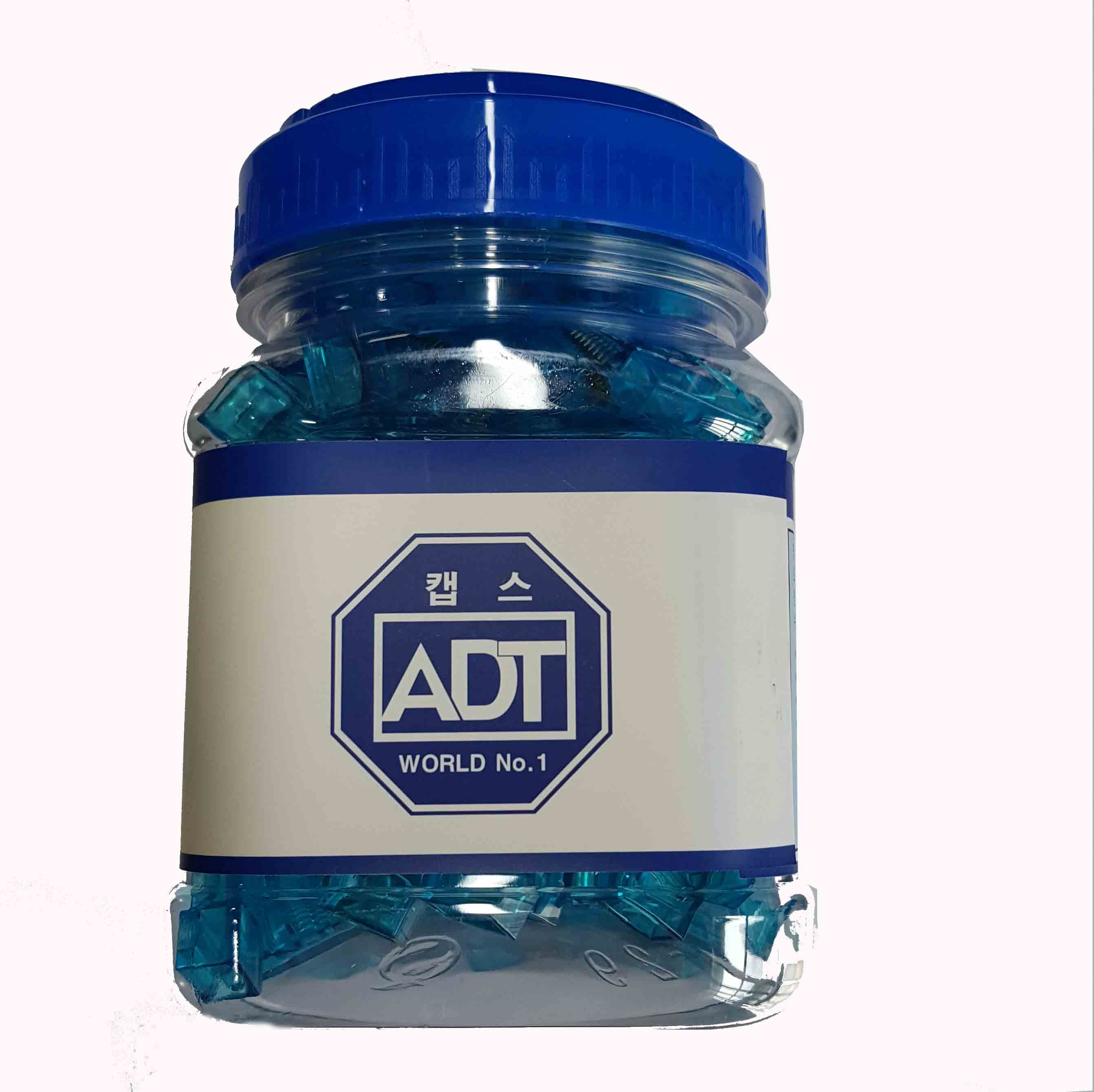 25.  utp콘넥타 rj-45 캡스용 cat-5e, 6 겸용